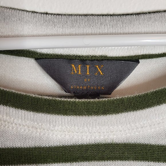 Women's MIX by 41 Hawthorne Striped Sweater, Sz. 1X, Tunic Length, - Picture 4 of 10